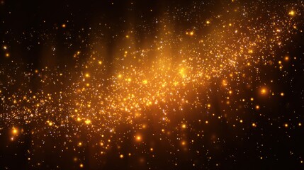 Cosmic Radiance: A captivating visualization of celestial dust and radiant lights, evoking the awe-inspiring grandeur of the cosmos and stellar phenomena.