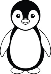 cute penguin cartoon
