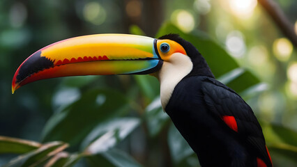 Spectacular Toco Toucan Portrait In Its Habitat