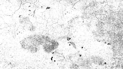 Cracked wall vector texture, Grunge effect background, Black and white scratched wall pattern, Unique modern background for different purposes