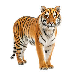 Obraz premium Majestic bengal tiger standing proudly against
