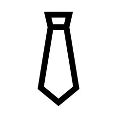 tie icon on white background
