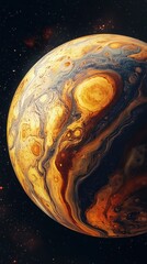 planet in space