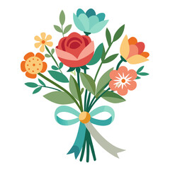 bouquet of red roses