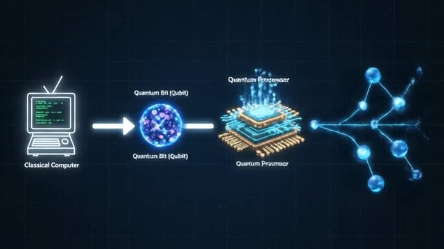 A Visual Timeline from Classical Computers to Quantum Internet