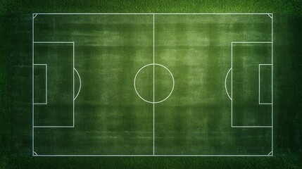 Football Field: The field, a symbol of competition and unity, is depicted from an overhead perspective, inviting you to envision the ebb and flow of the game.