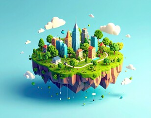 Tiny City in the Heavens