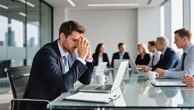 business people working in office