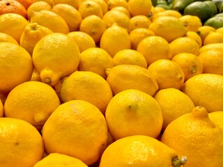 Fresh lemons from farmer