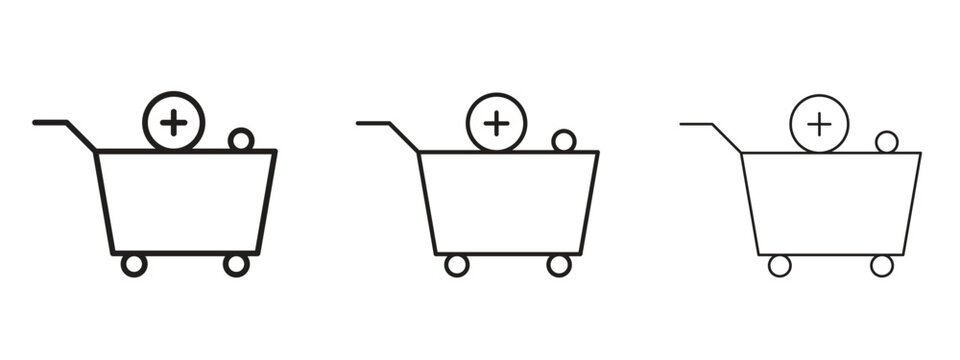 Procurement icon thin line symbol on white background, editable stroke vector illustration