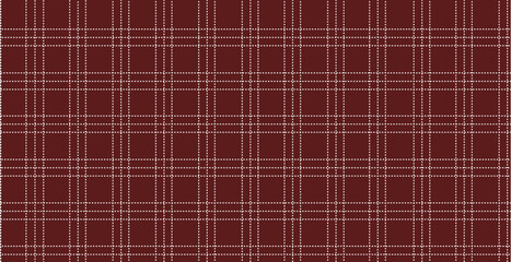 : Geometric red plaid print in pastel tones, vector background