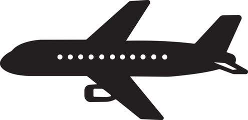 Airplane icon. Airplane icon vector. Flight transport symbol. Travel illustration. Holiday symbol. stock vector. Aircrafts flat style stock vector collection isolated on transparent background.