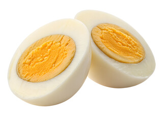 Hard-Boiled Egg Halves - Healthy Protein Food