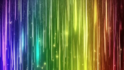 Vibrant multicolor light streaks creating dynamic vertical motion in high definition - Powered by Adobe