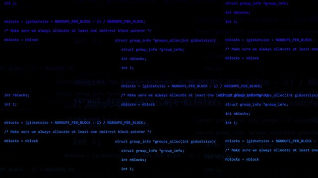 4K Animated Binary Code Background &ndash; Futuristic Digital Data Stream Matrix Effect for Technology and Cyber Themes.