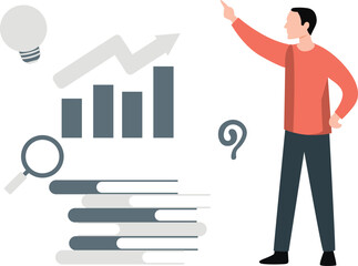 The boy has developed marketing on his knowledge based.