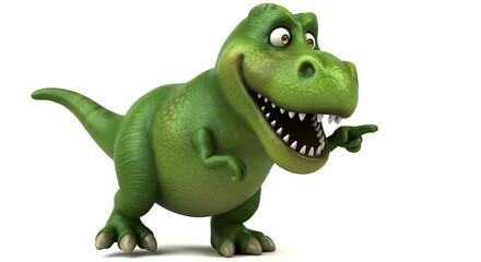 Fototapeta premium Cartoon dinosaur illustration