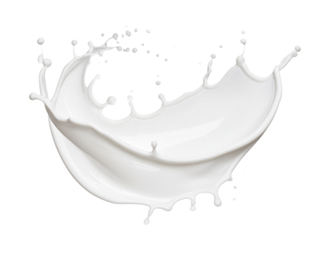 High-Speed Toothpaste Splash Shaped like a Wave Crest, Side Angle, Transparent Background”