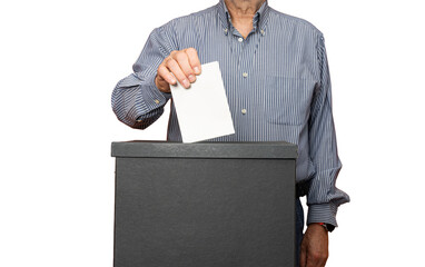 the gesture of voting