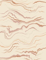 Hand Painted Abstract Marble Swirl Pastel Liquid Illustration Background in Cream, Terracotta, Sage Green
