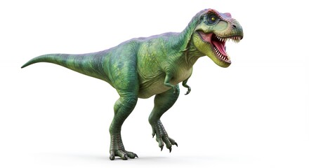 Naklejka premium Tyrannosaurus rex isolated on white background