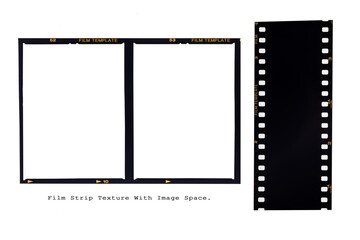 120 and 135 film strip frame.
