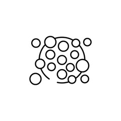 Tumor icon design with white background stock illustration