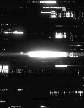 Abstract digital glitch