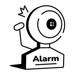 A hand drawn style icon of book stack

