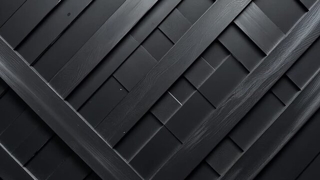 Dark Herringbone Wood: Abstract Geometric Pattern Texture Background