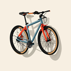 Fototapeta premium bike isolated in White