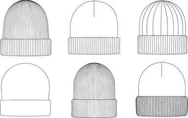 Wool beani caps