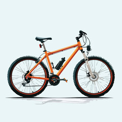 Fototapeta premium bike isolated in White