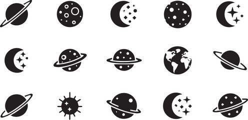 Universe Vector | Cosmic Illustration of Space and Celestial Bodies