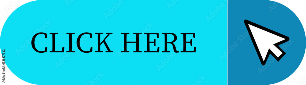 Fototapete Click Here Button Icon.Pointer Click button. Modern action button mouse click symbol. Computer mouse click cursor or Hand pointer symbol. Cursor arrow icon. Clicking finger. Vector illustration.