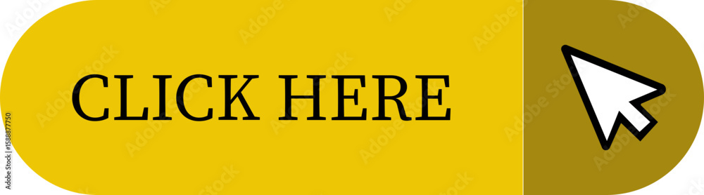 Fototapete Click Here Button Icon.Pointer Click button. Modern action button mouse click symbol. Computer mouse click cursor or Hand pointer symbol. Cursor arrow icon. Clicking finger. Vector illustration.