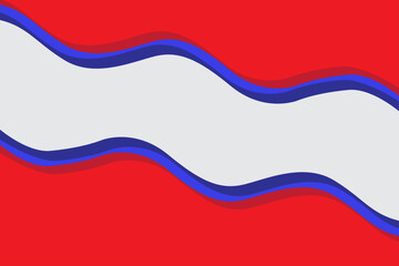 An abstract illustration of waving liquid cool background, symbolizing patriotism and freedom