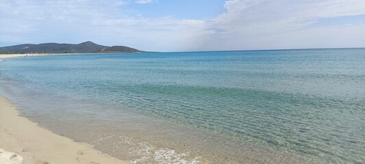 view of the beach in the morning