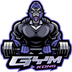 Gym kong mascot