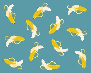 seamless background with bananas