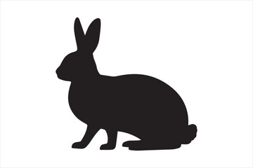 Fototapeta premium Rabbit Silhouette