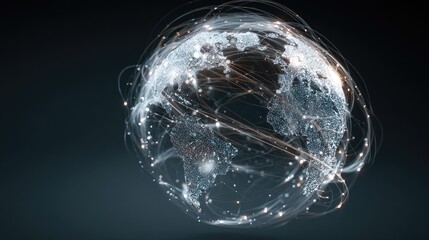 Global network, digital earth