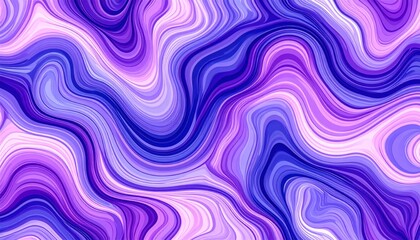 Obraz premium Abstract Wavy Pixelated Background in Shades of Purple and Blue Creating Fluid Motion
