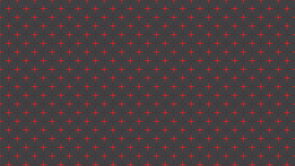 Seamless red starburst geometric pattern on dark background. Ideal for digital designs, futuristic themes, wallpapers, packaging, and bold modern graphics.
