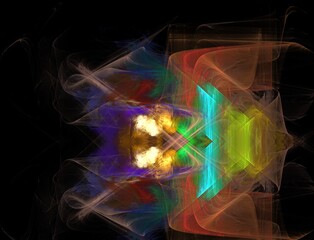 Imaginatory fractal abstract background Image