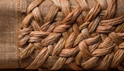 woven burlap texture captures rustic charm eco conscious vibes reminiscent of harvest home festival and national craft month inspirations