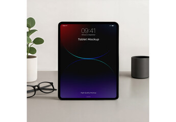 Standing Tablet Mockup 7