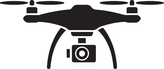 Flying Drone Silhouette Vector

Quadcopter Technology Illustration

Remote-Controlled Drone Design

Modern Drone in Flight Graphic

Aerial Drone Silhouette Art