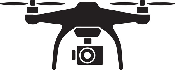 Flying Drone Silhouette Vector

Quadcopter Technology Illustration

Remote-Controlled Drone Design

Modern Drone in Flight Graphic

Aerial Drone Silhouette Art