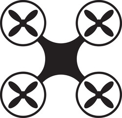Flying Drone Silhouette Vector

Quadcopter Technology Illustration

Remote-Controlled Drone Design

Modern Drone in Flight Graphic

Aerial Drone Silhouette Art